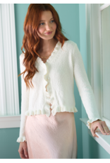 Margaret O'Leary MARGARET. O'LEARY:: RUFFLE CARDIGAN