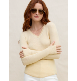 Margaret O'Leary MARGARET O'LEARY:: SHIRTTAIL WAFFLE VEE