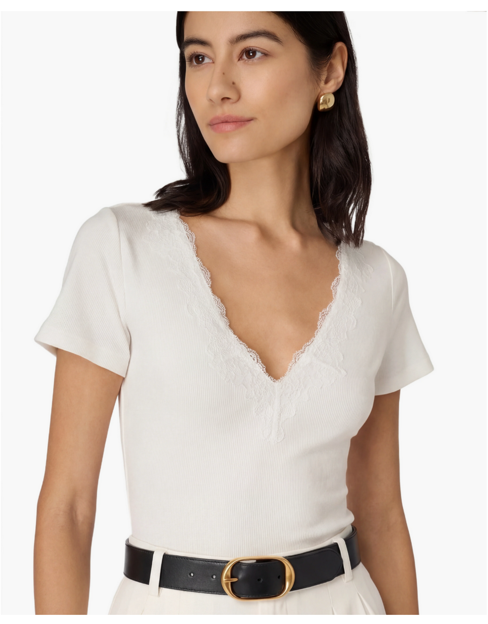 CAMI NYC CAMI NYC:: SANA RIB KNIT TEE