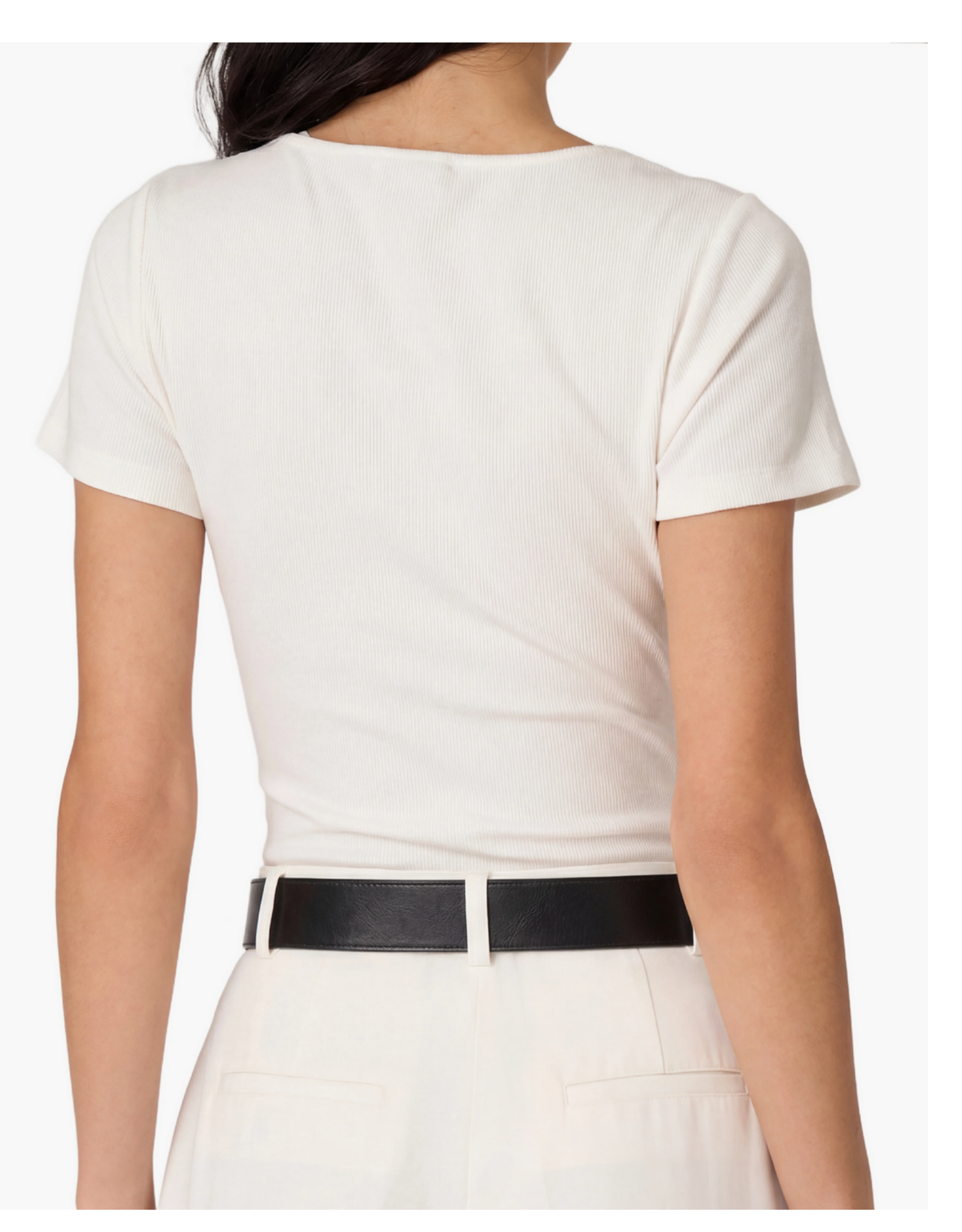 CAMI NYC CAMI NYC:: SANA RIB KNIT TEE