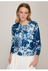 AUTUMN CASHMERE AUTUMN CASHMERE:: WATERCOLOR ROSE BABY CARDIGAN