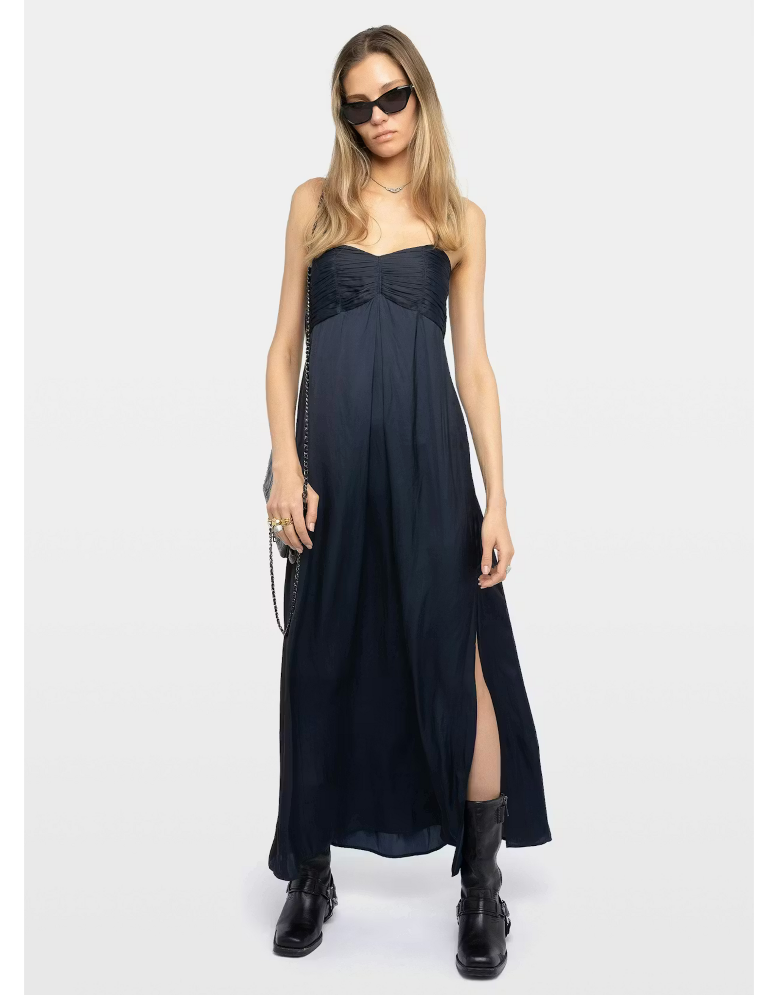 Zadig & Voltaire ZADIG & VOLTAIRE:: RIPPIE SATIN DRESS