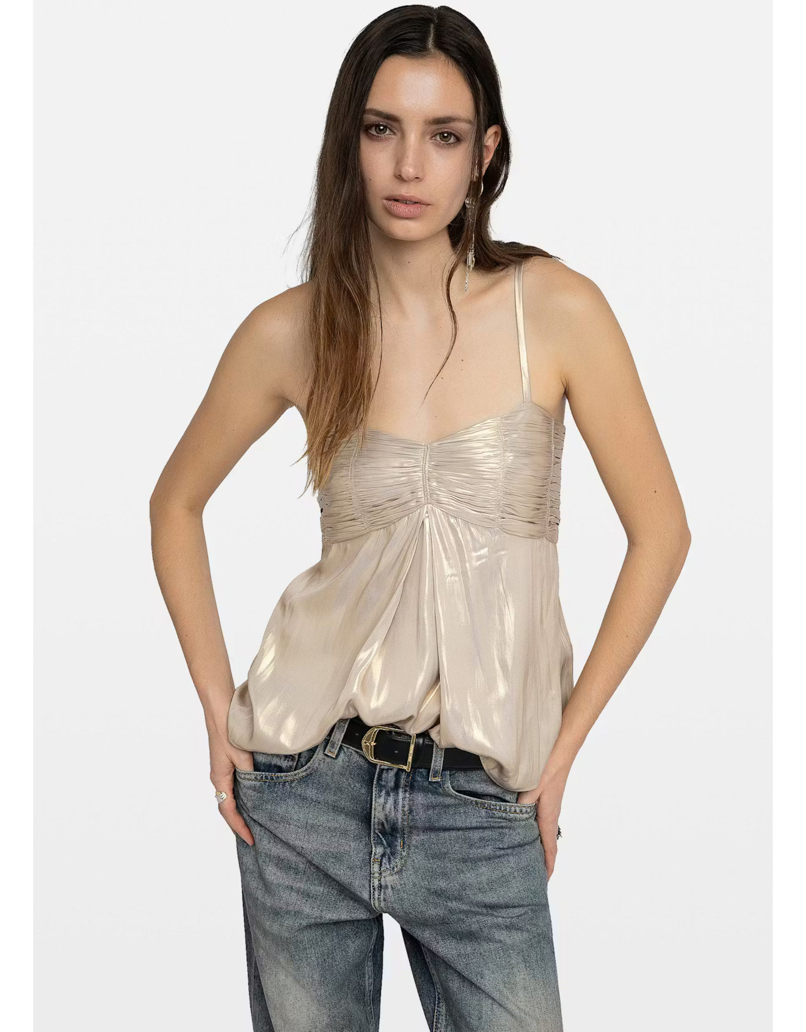 Zadig & Voltaire ZADIG & VOLTAIRE:: CIPPIE SATIN CAMISOLE