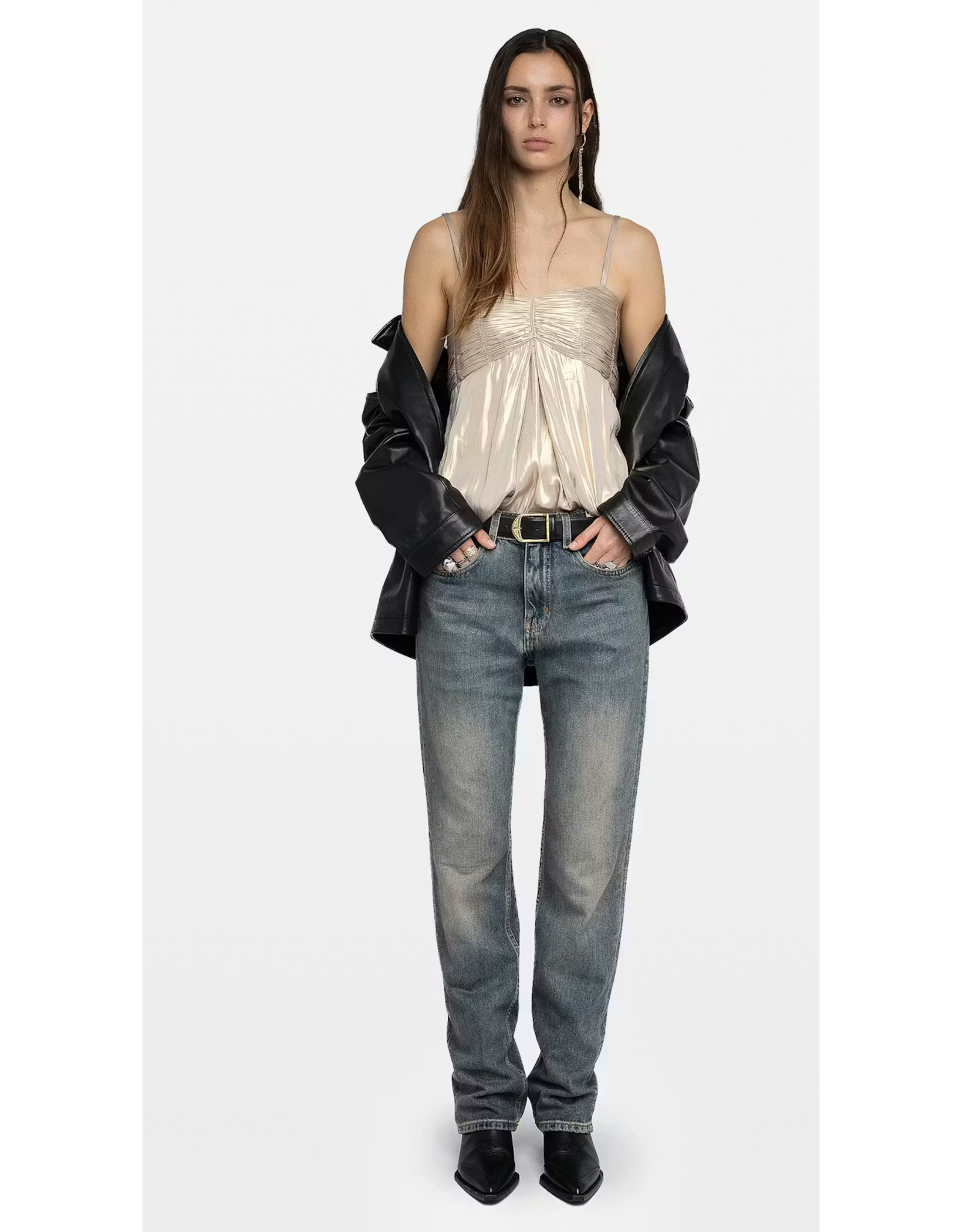 Zadig & Voltaire ZADIG & VOLTAIRE:: CIPPIE SATIN CAMISOLE