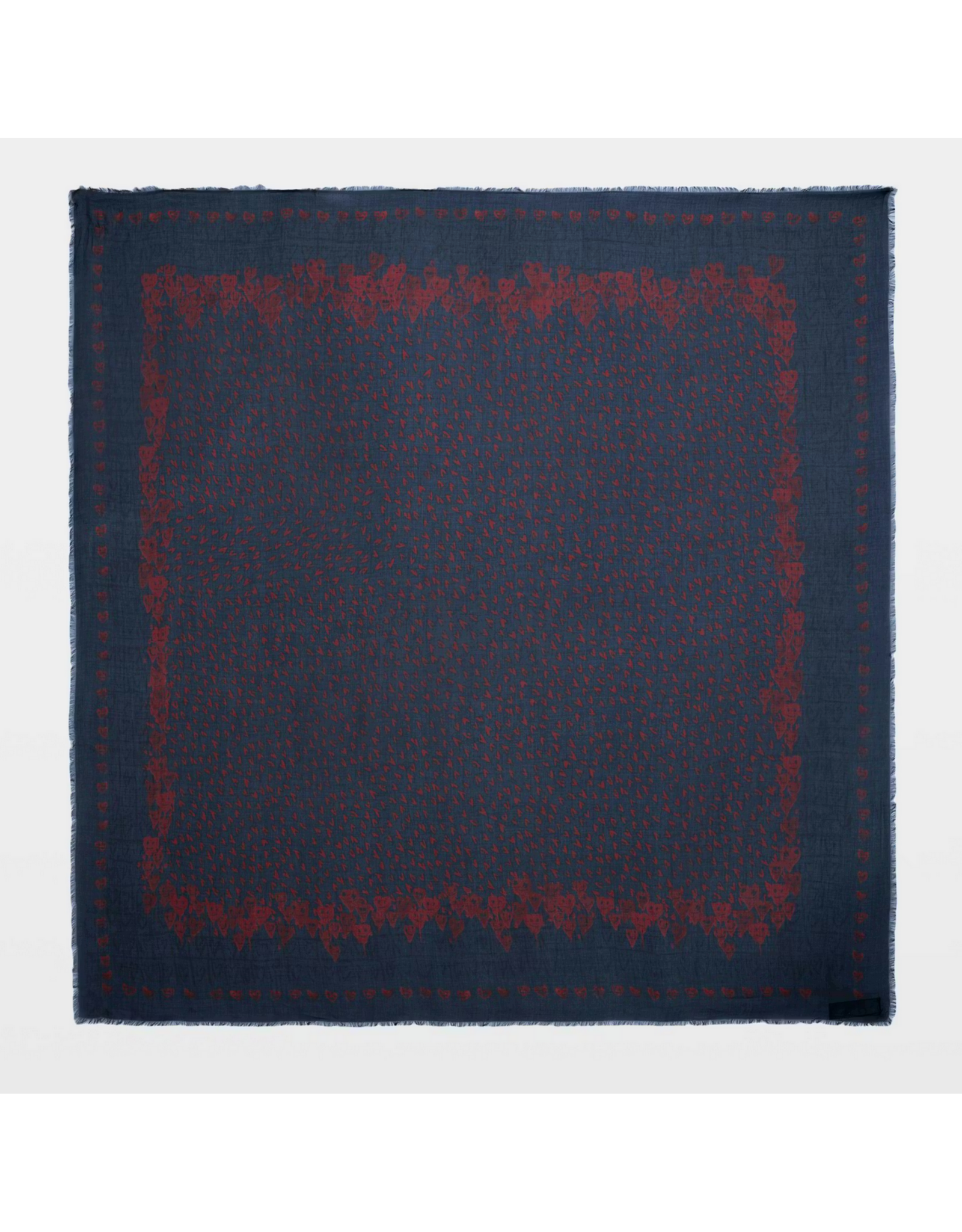 Zadig & Voltaire ZADIG & VOLTAIRE:: KERRY HEARTS SCARF