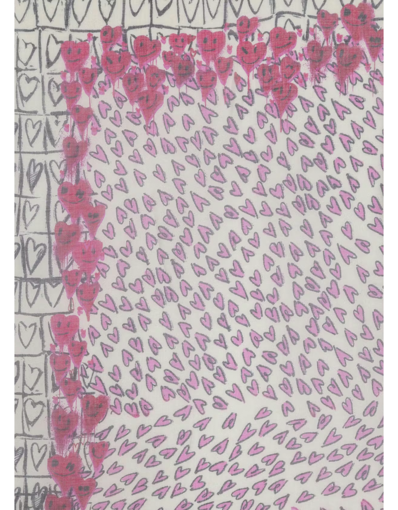 Zadig & Voltaire ZADIG & VOLTAIRE:: KERRY HEARTS SCARF