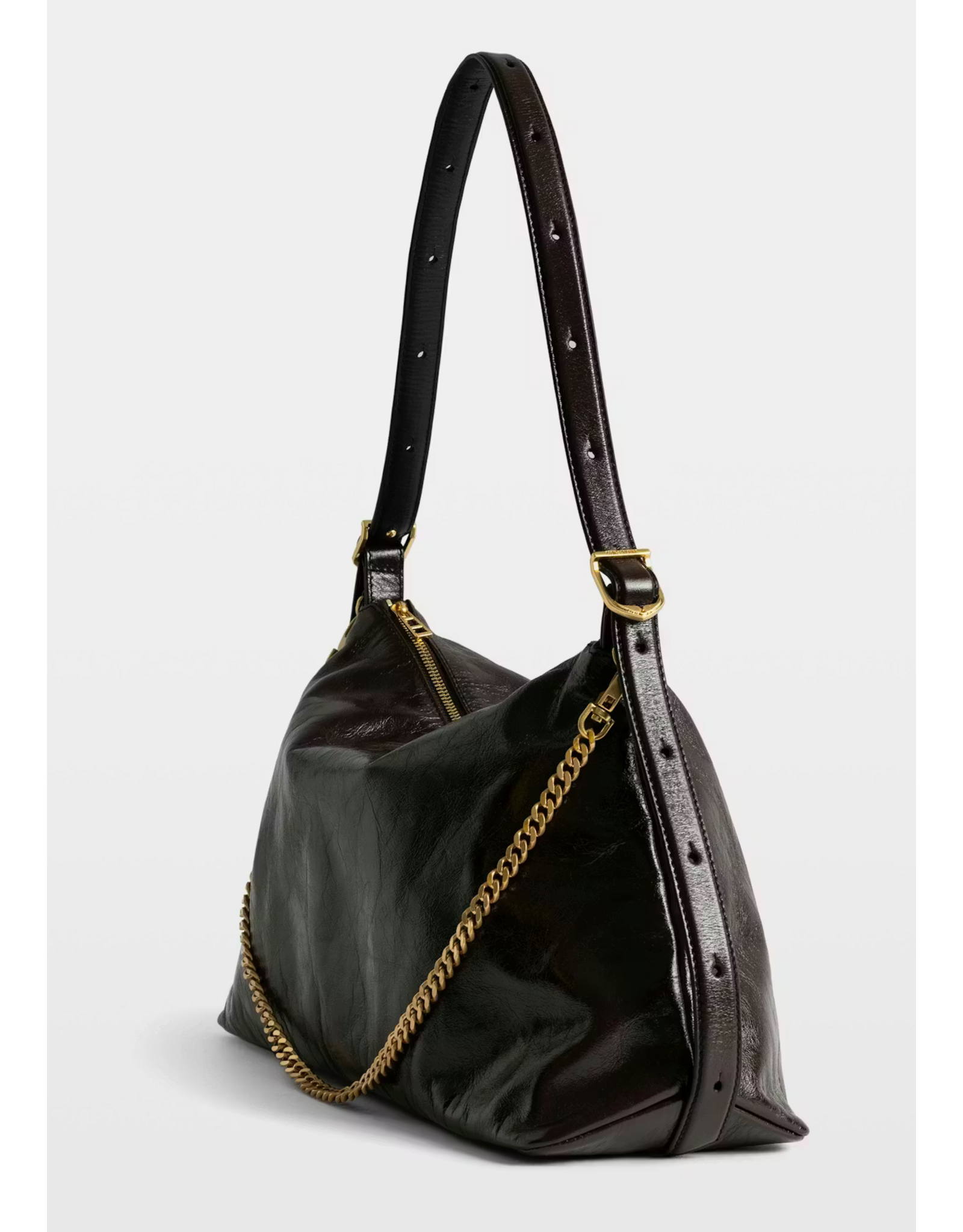 Zadig & Voltaire ZADIG & VOLTAIRE:: JIM VINTAGE PATENT BAG