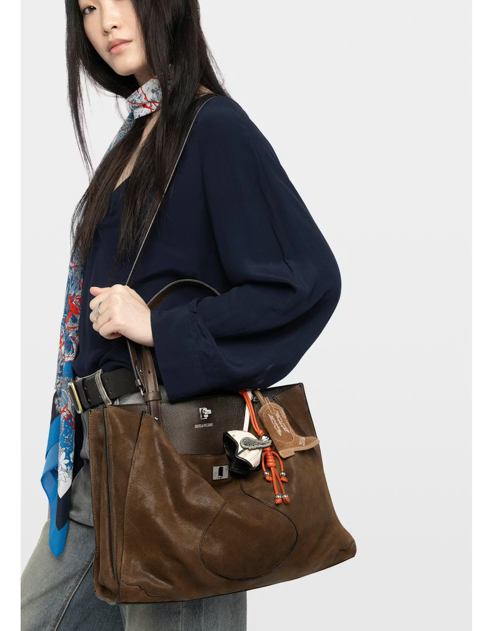 Zadig & Voltaire ZADIG & VOLTAIRE:: JACK SUEDE BAG