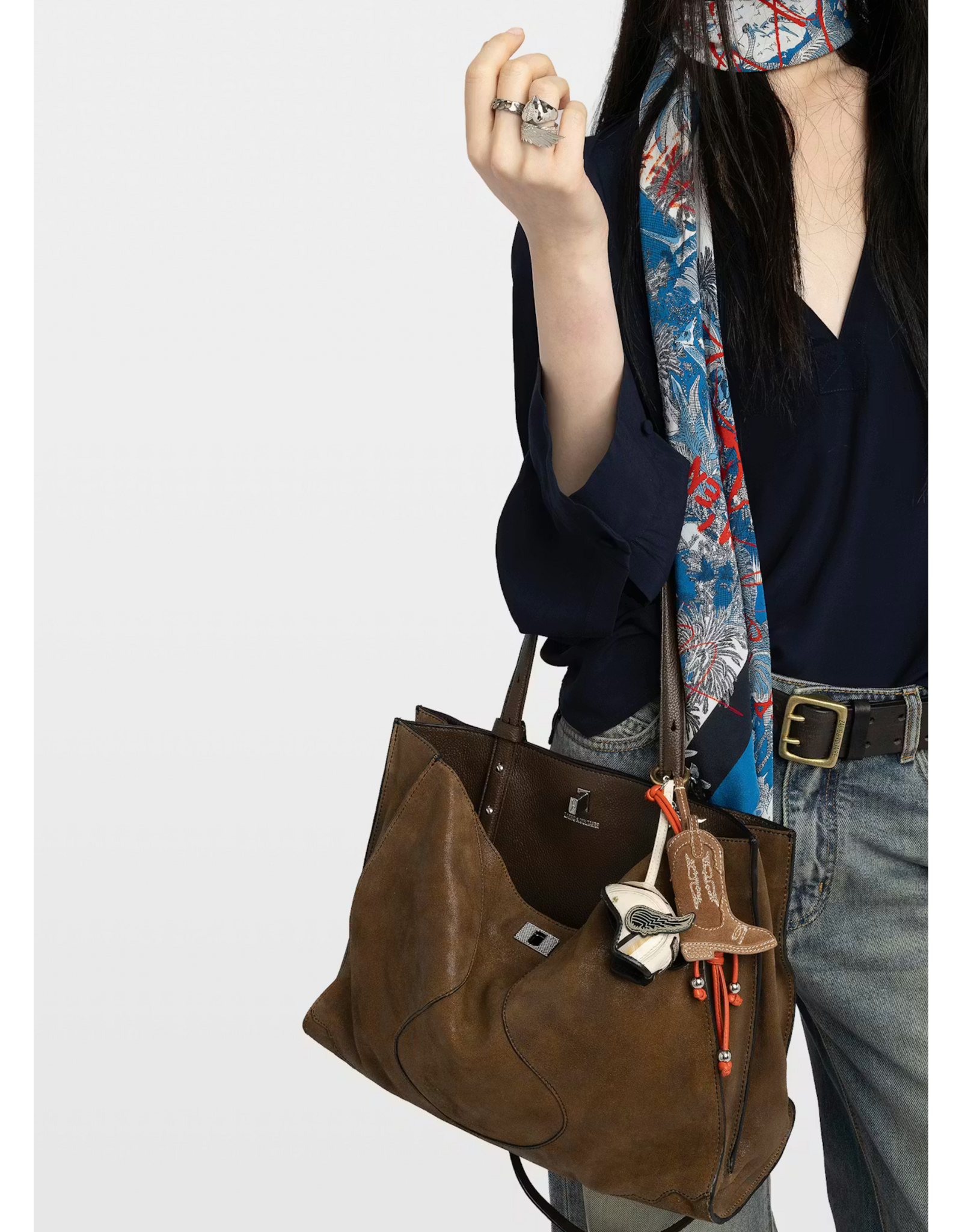 Zadig & Voltaire ZADIG & VOLTAIRE:: JACK SUEDE BAG