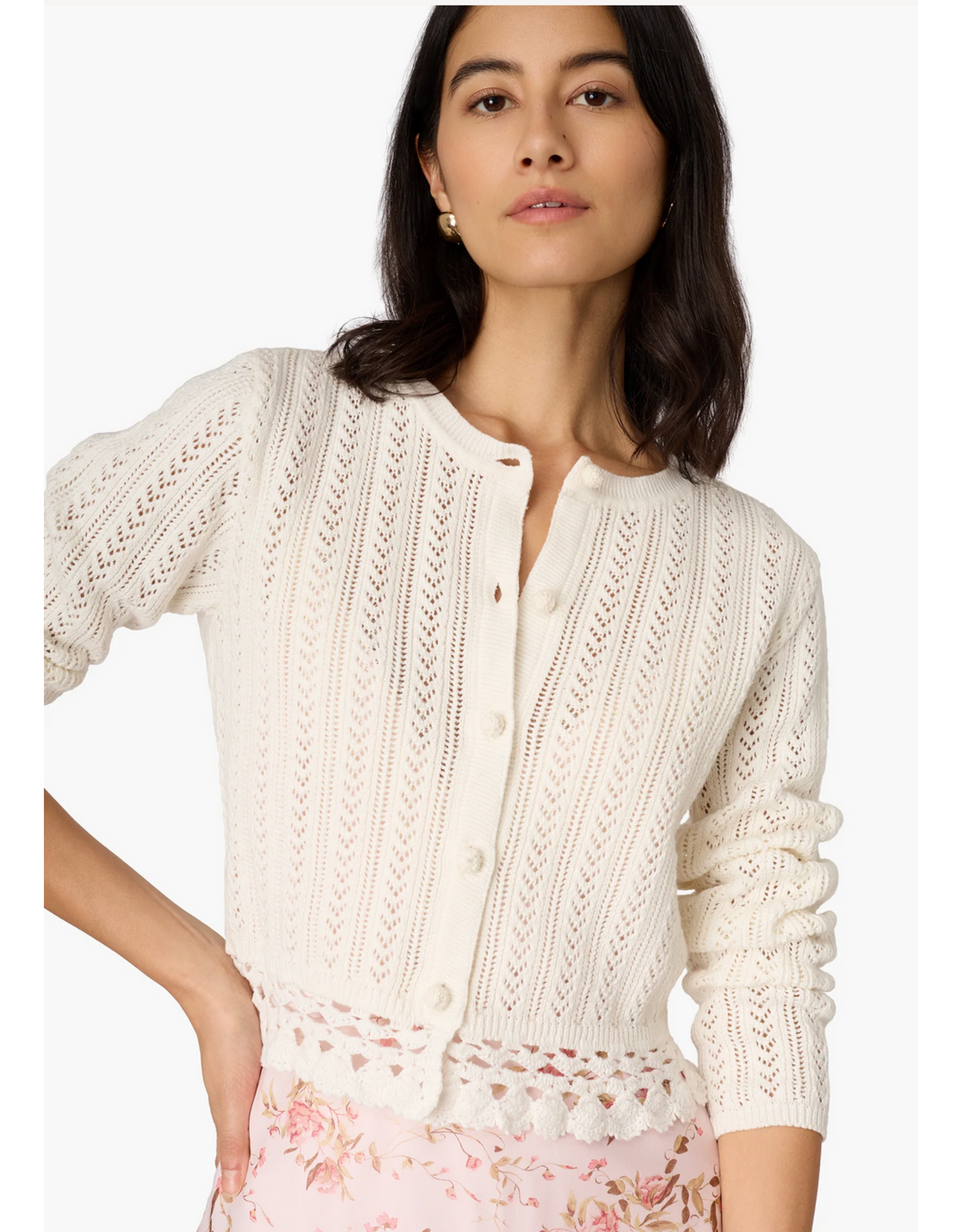 CAMI NYC CAMI NYC:: LILIBETH POINTELLE CARDIGAN