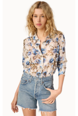 CAMI NYC CAMI NYC:: CROSBY BURNOUT CHIFFON BLOUSE