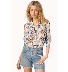 CAMI NYC CAMI NYC:: CROSBY BURNOUT CHIFFON BLOUSE