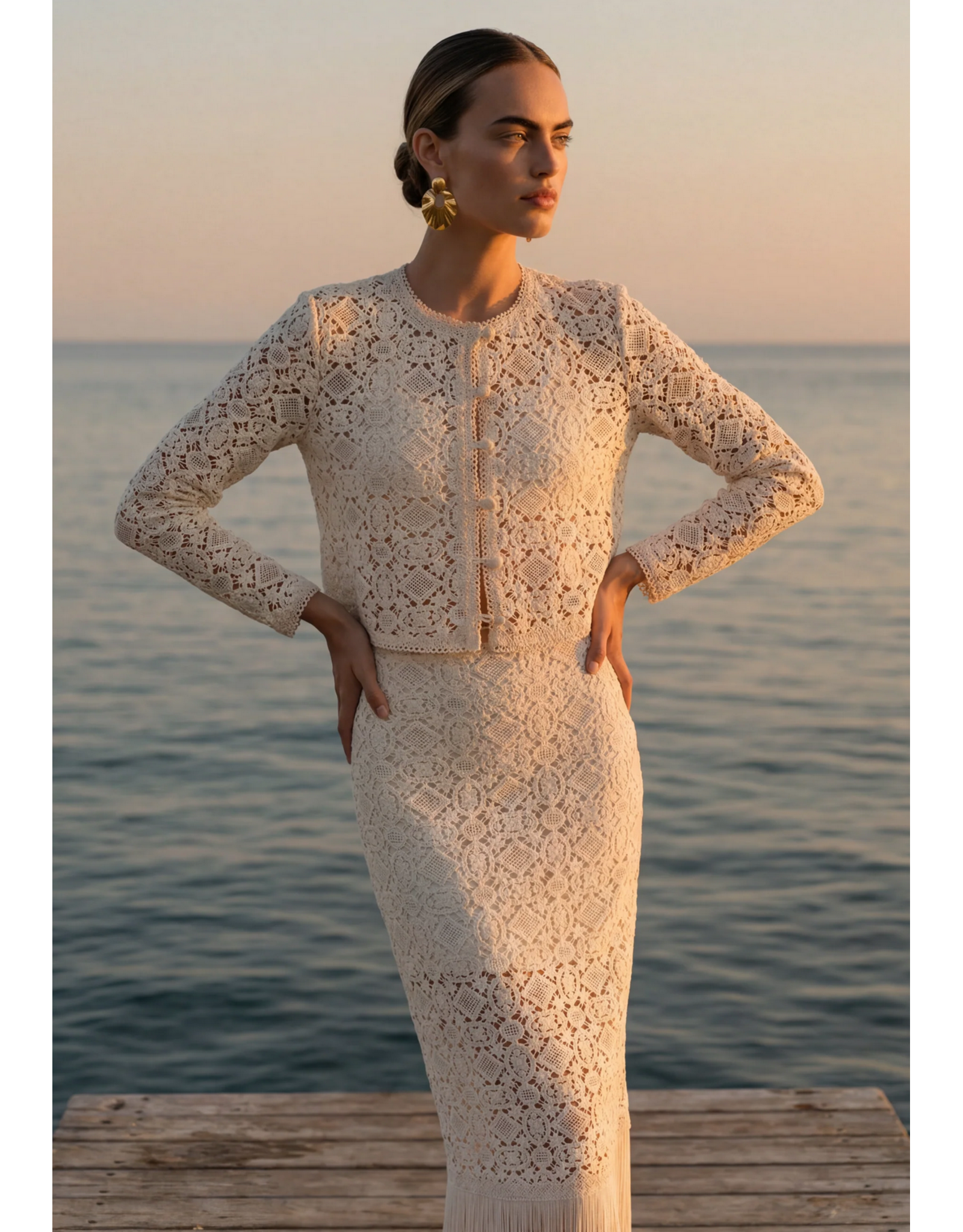 CAMI NYC CAMI NYC:: KAYSERI CROCHET CARDIGAN