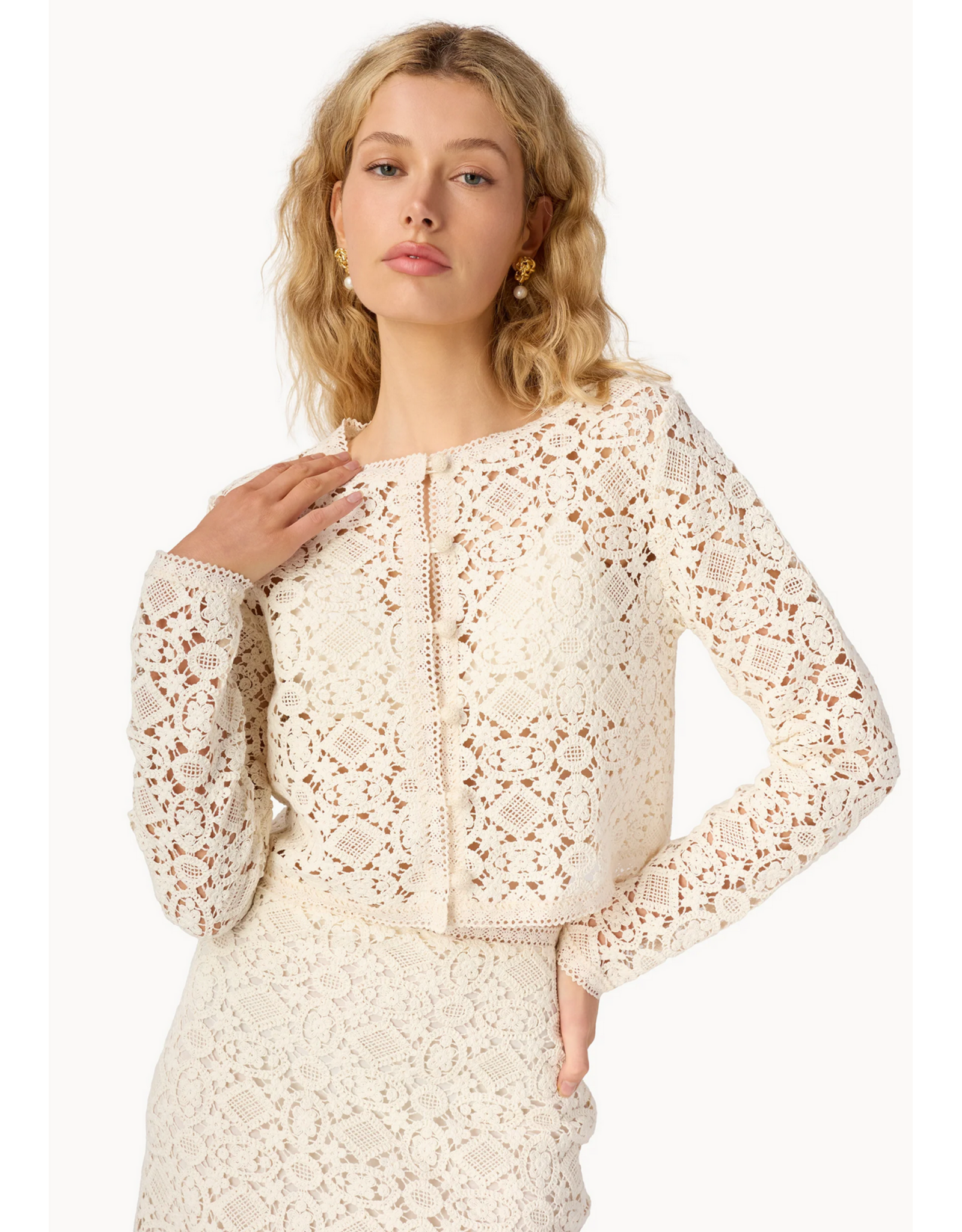 CAMI NYC CAMI NYC:: KAYSERI CROCHET CARDIGAN