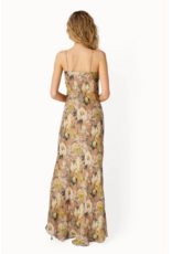 CAMI NYC CAMI NYC:: LUANNA METALLIC CHIFFON MAXI DRESS