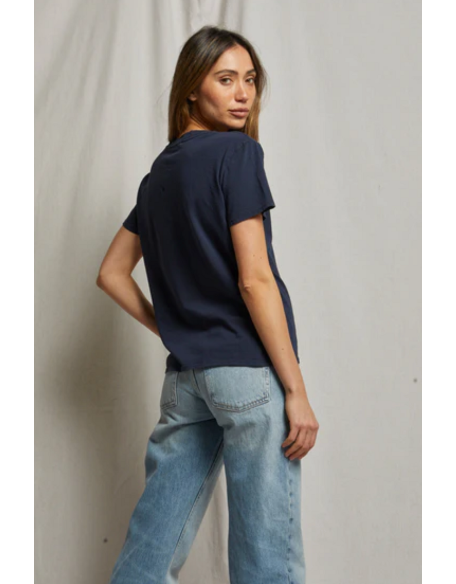 Perfect White Tee PERFECT WHITE TEE:: HARLEY BOXY CREWNECK TEE