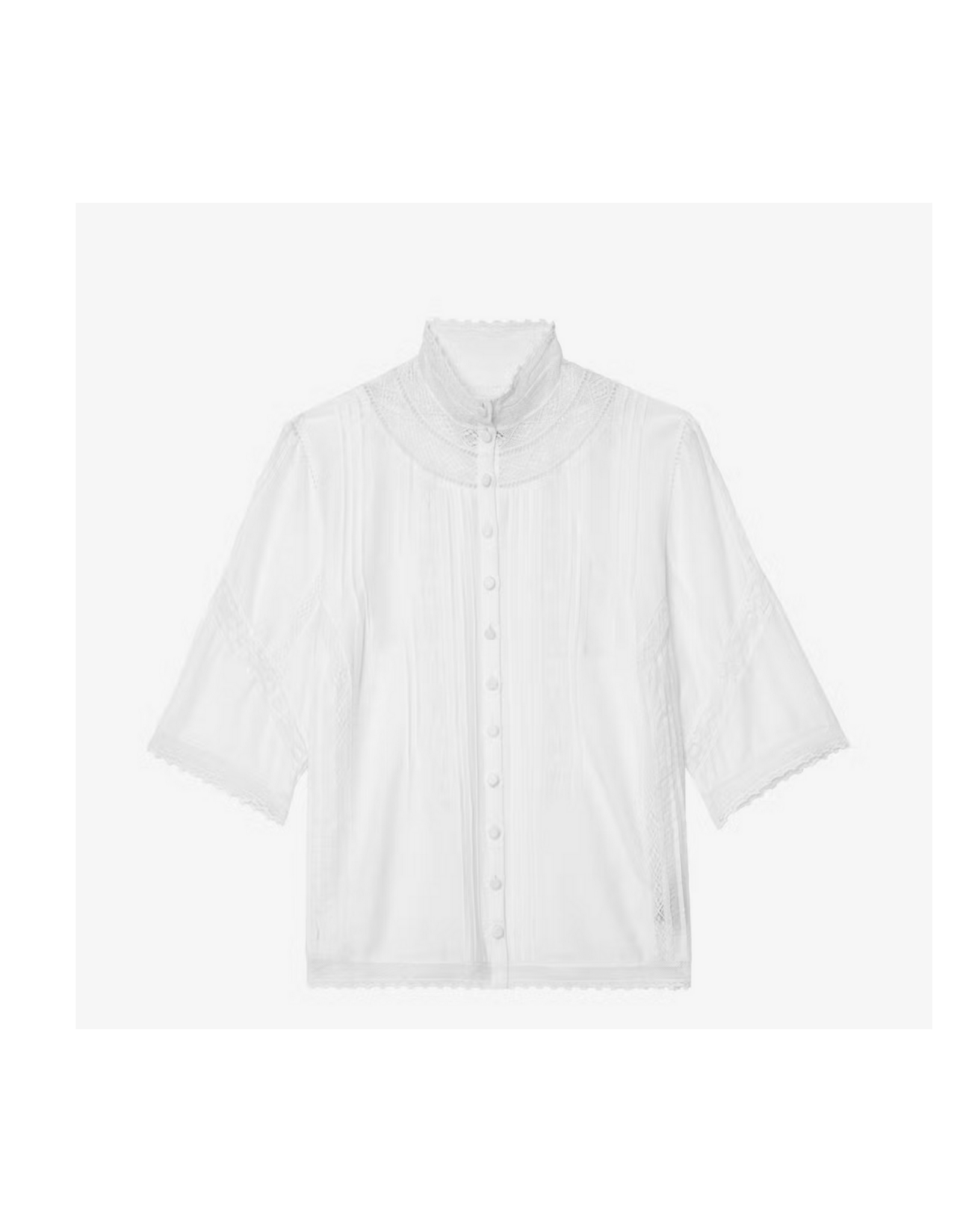 Zadig & Voltaire ZADIG & VOLTAIRE:: TANOS TOMBOY LACE TOP
