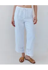 BELLA DAHL BELLE DAHL:: BEACH CROP WITH EMBROIDERED HEM
