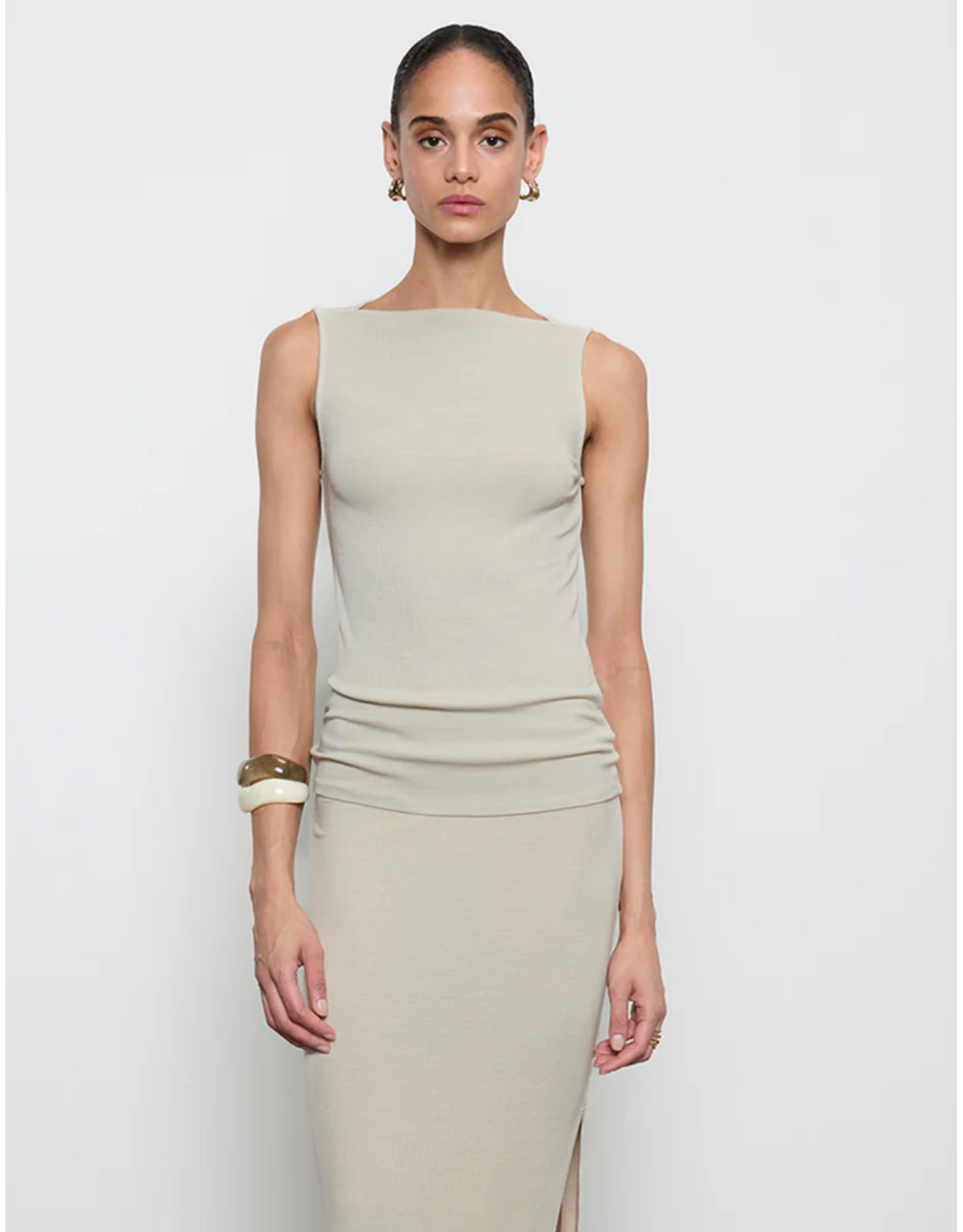 ENZA COSTA ENZA COSTA:: SILK RIB SLEEVELESS