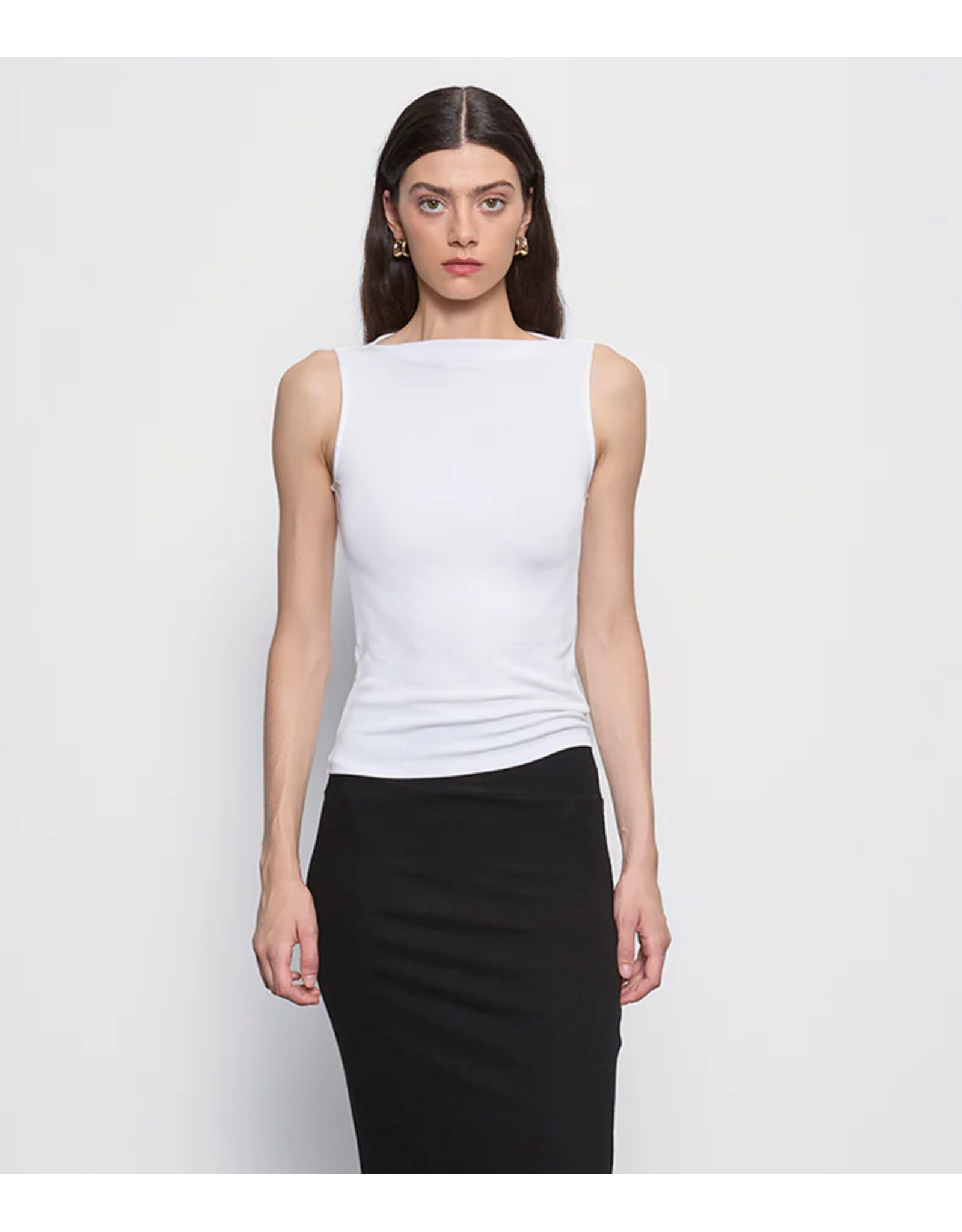 ENZA COSTA ENZA COSTA:: SILK RIB SLEEVELESS