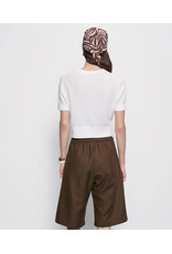 ENZA COSTA ENZA COSTA:: LINEN OPEN KNIT SHORT SLEEVE