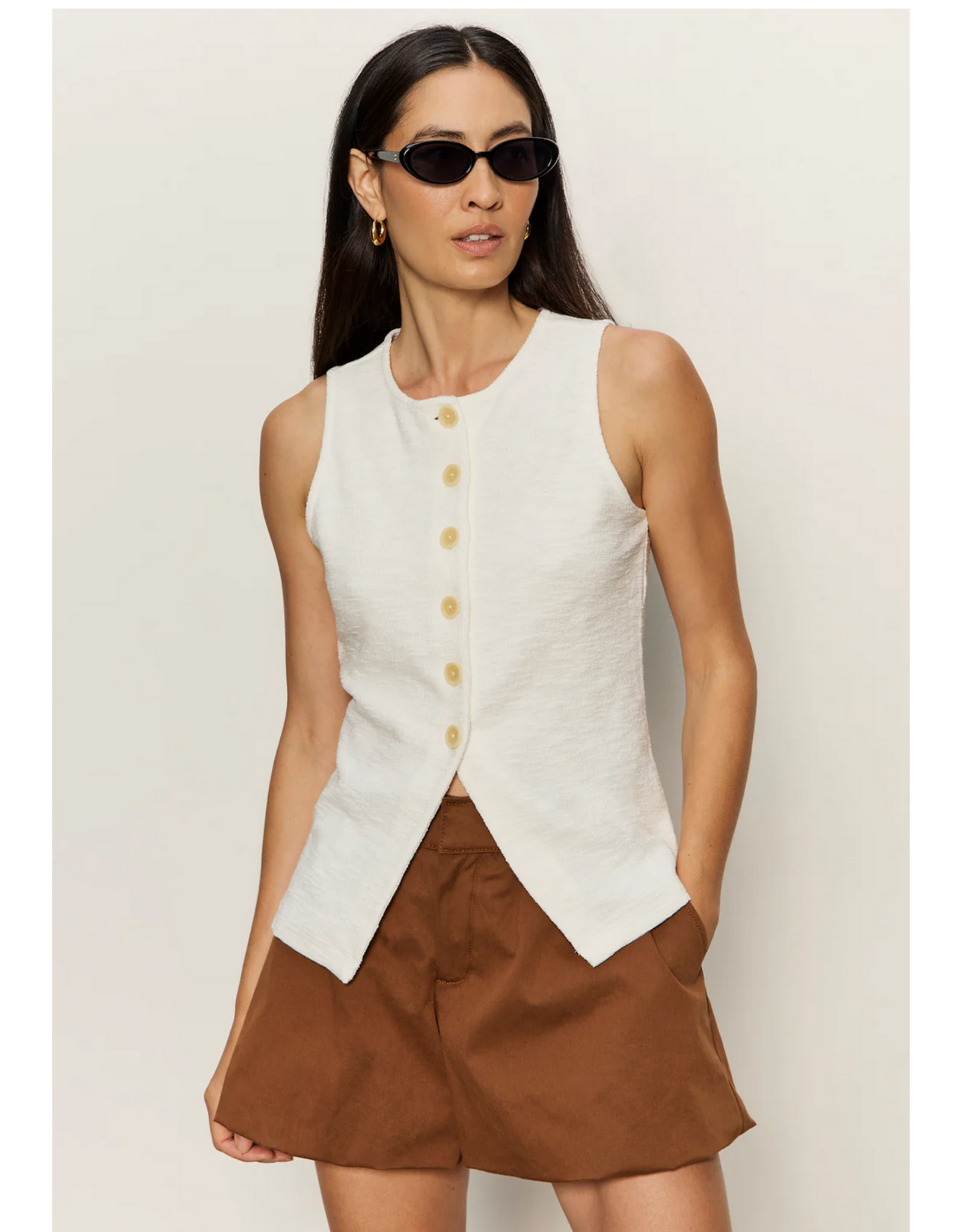 SANCTUARY:: NOTHING EXTRA KNIT VEST