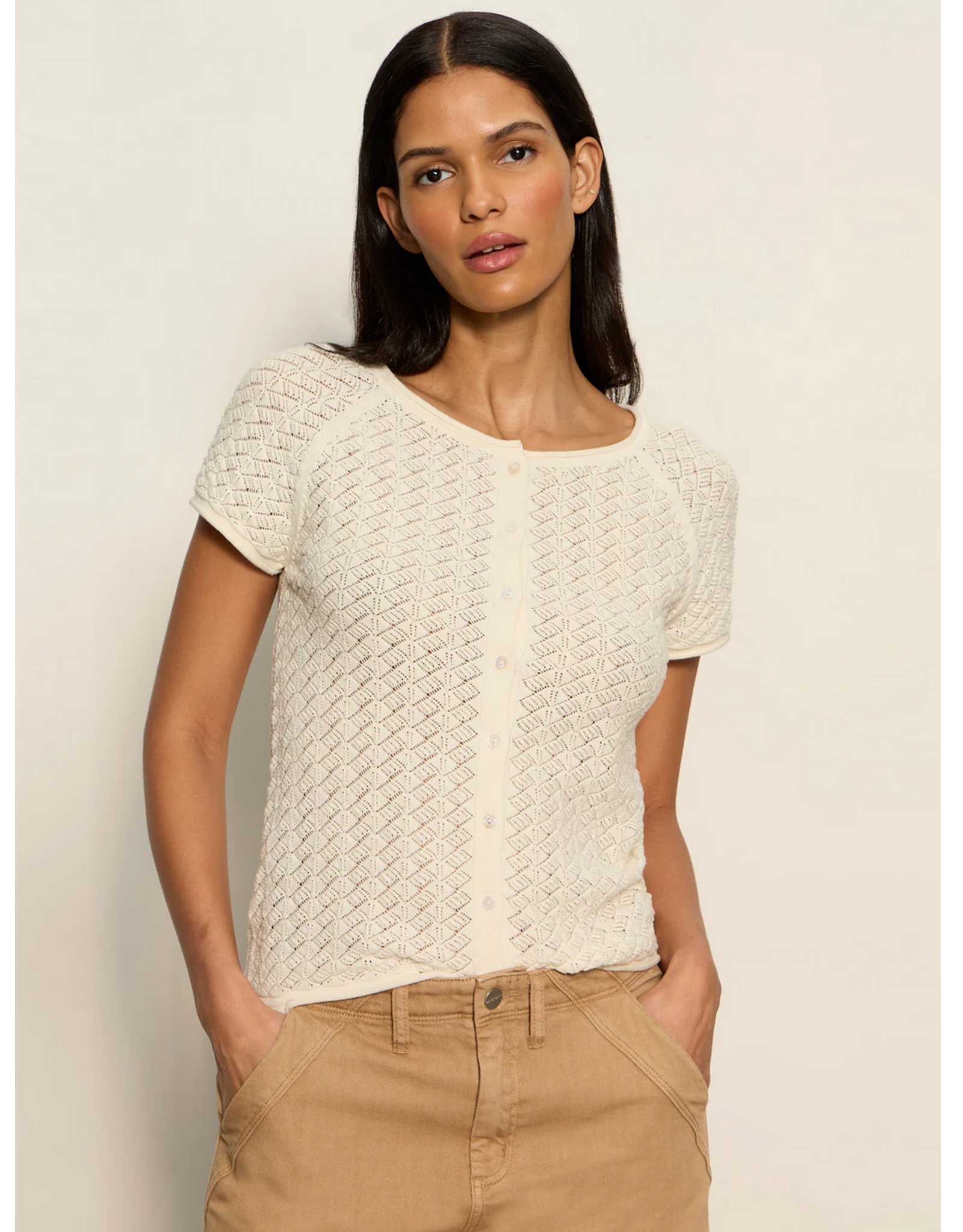 SANCTUARY:: ALL IN POINTELLE BUTTON TOP