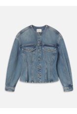 FRAME FRAME:: THE NIPPED COLLARLESS JACKET