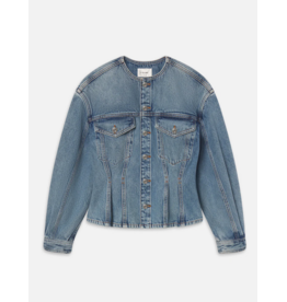 FRAME FRAME:: THE NIPPED COLLARLESS JACKET