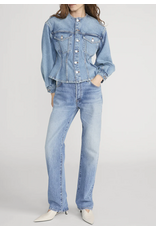 FRAME FRAME:: THE NIPPED COLLARLESS JACKET