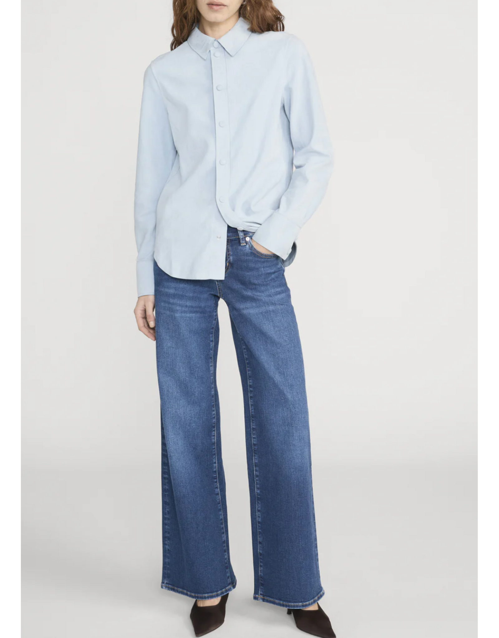 FRAME FRAME:: LOW RISE LE SLIM PALAZZO