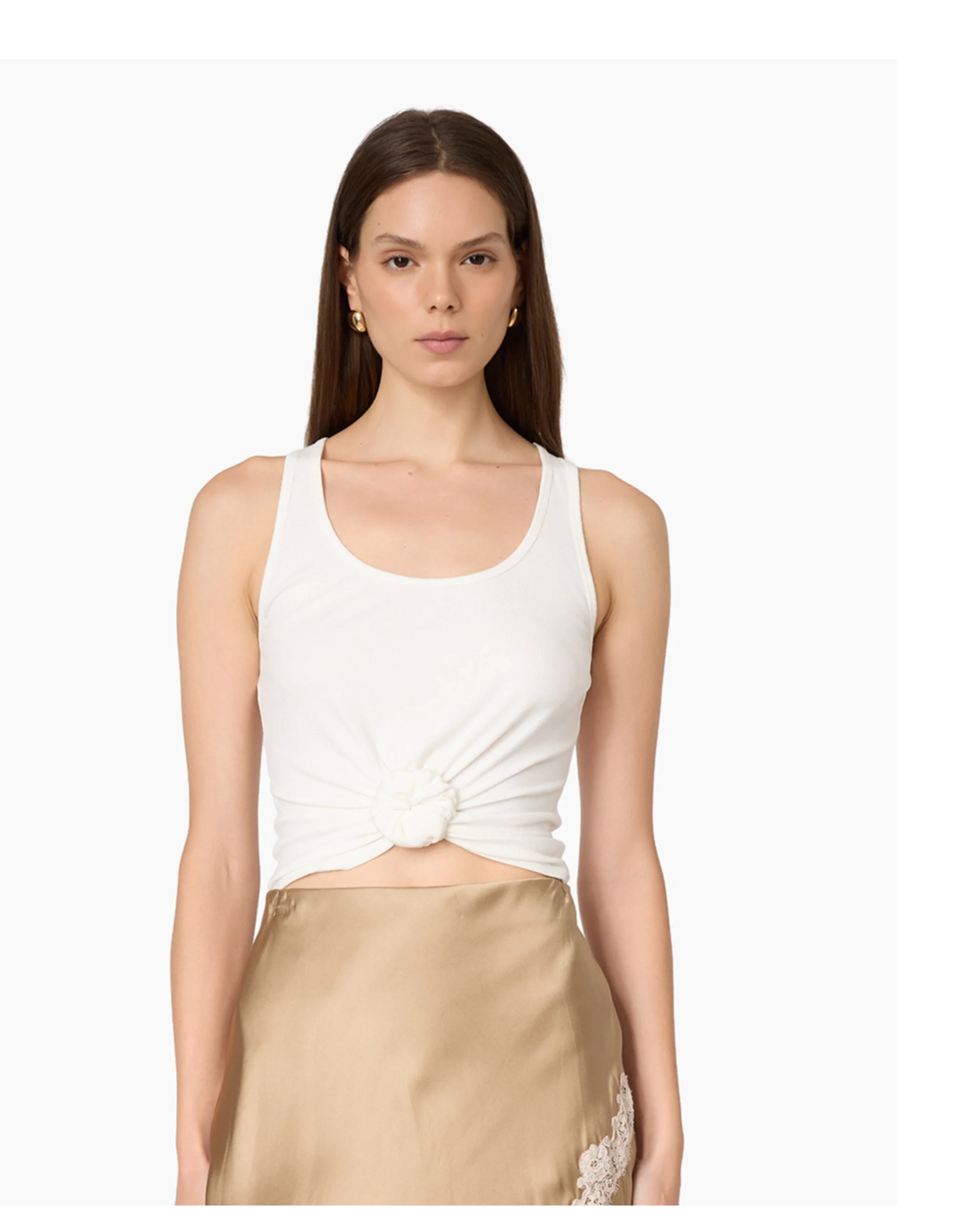 CAMI NYC CAMI NYC:: YASMEEN RIB KNIT TOP
