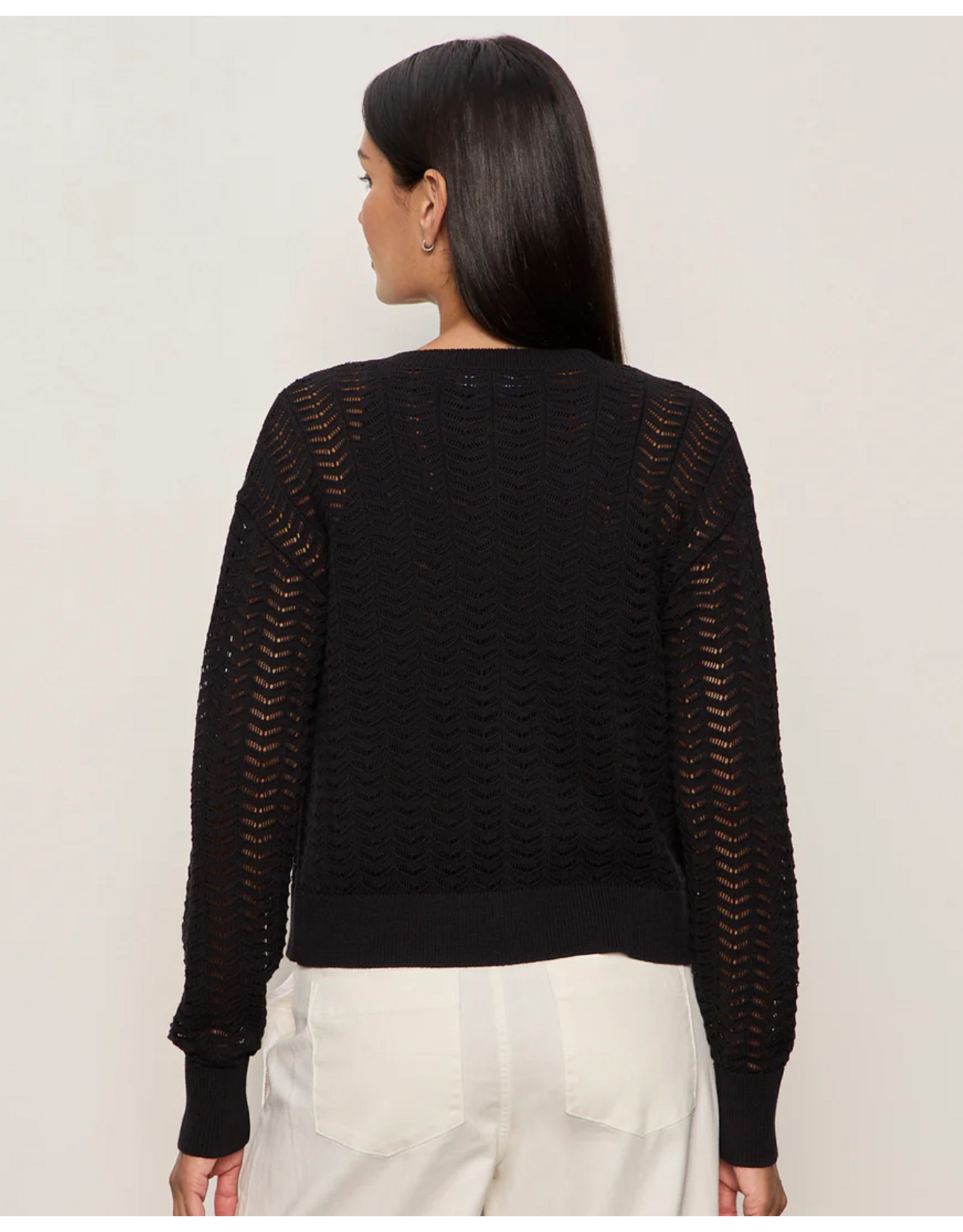 SANCTUARY:: FOR KEEPS POINTELLE CARDIGAN
