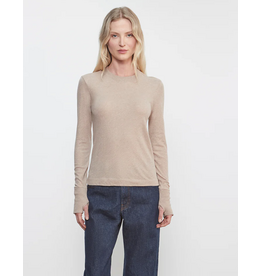 ENZA COSTA ENZA COSTA:: CASHMERE EASY CUFFED CREW