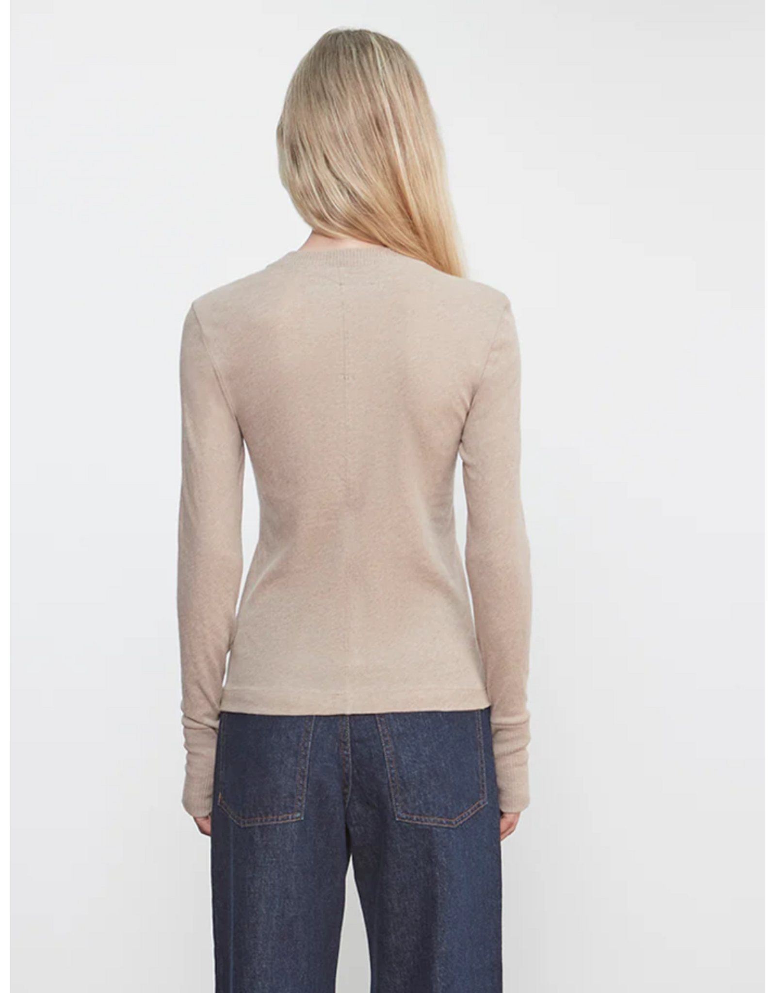 ENZA COSTA ENZA COSTA:: CASHMERE EASY CUFFED CREW
