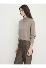 ENZA COSTA ENZA COSTA:: COTTON CASHMERE FUNNELNECK SWEATER