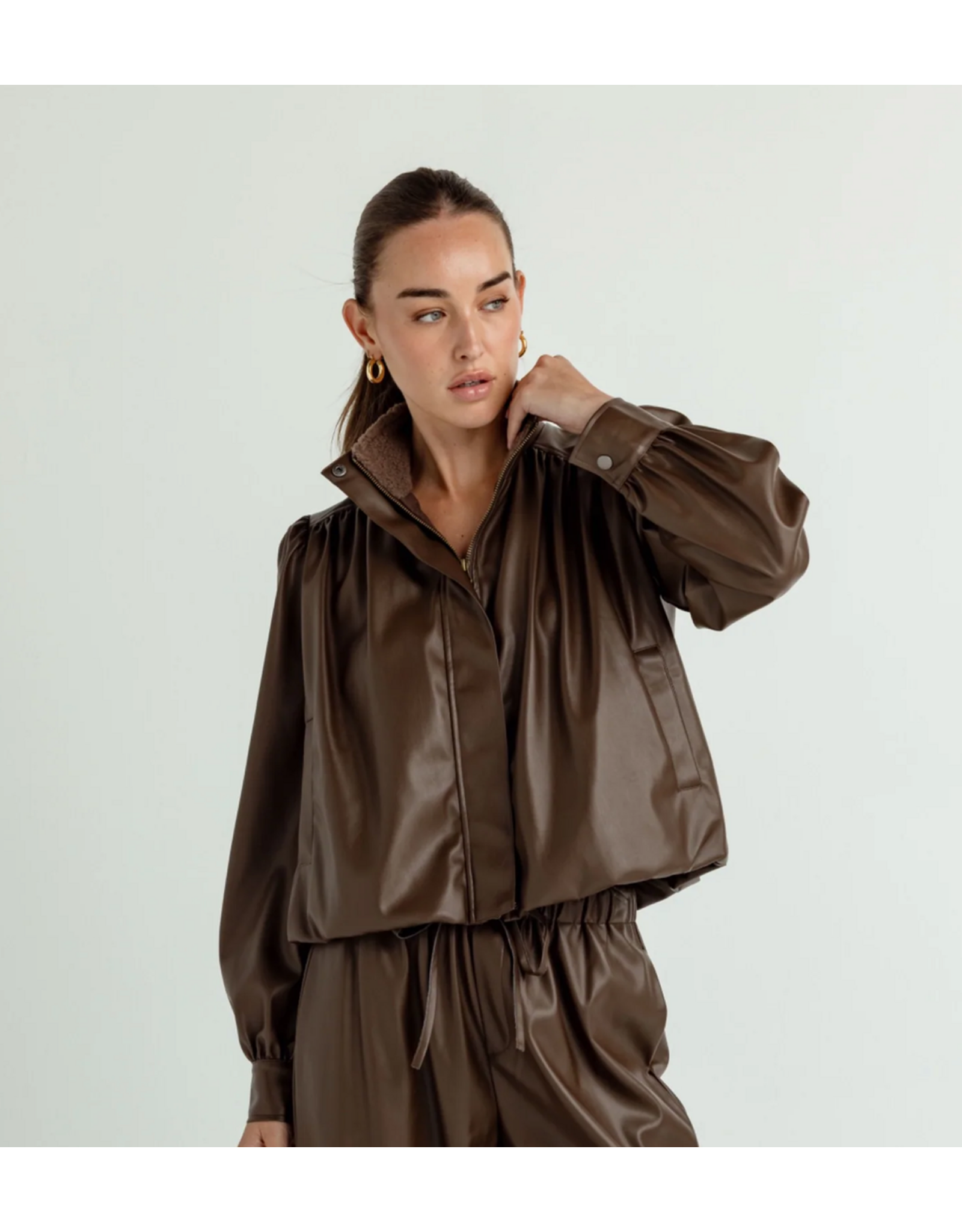 SUNDAYS SUNDAYS:: ELODIE VEGAN LEATHER JACKET