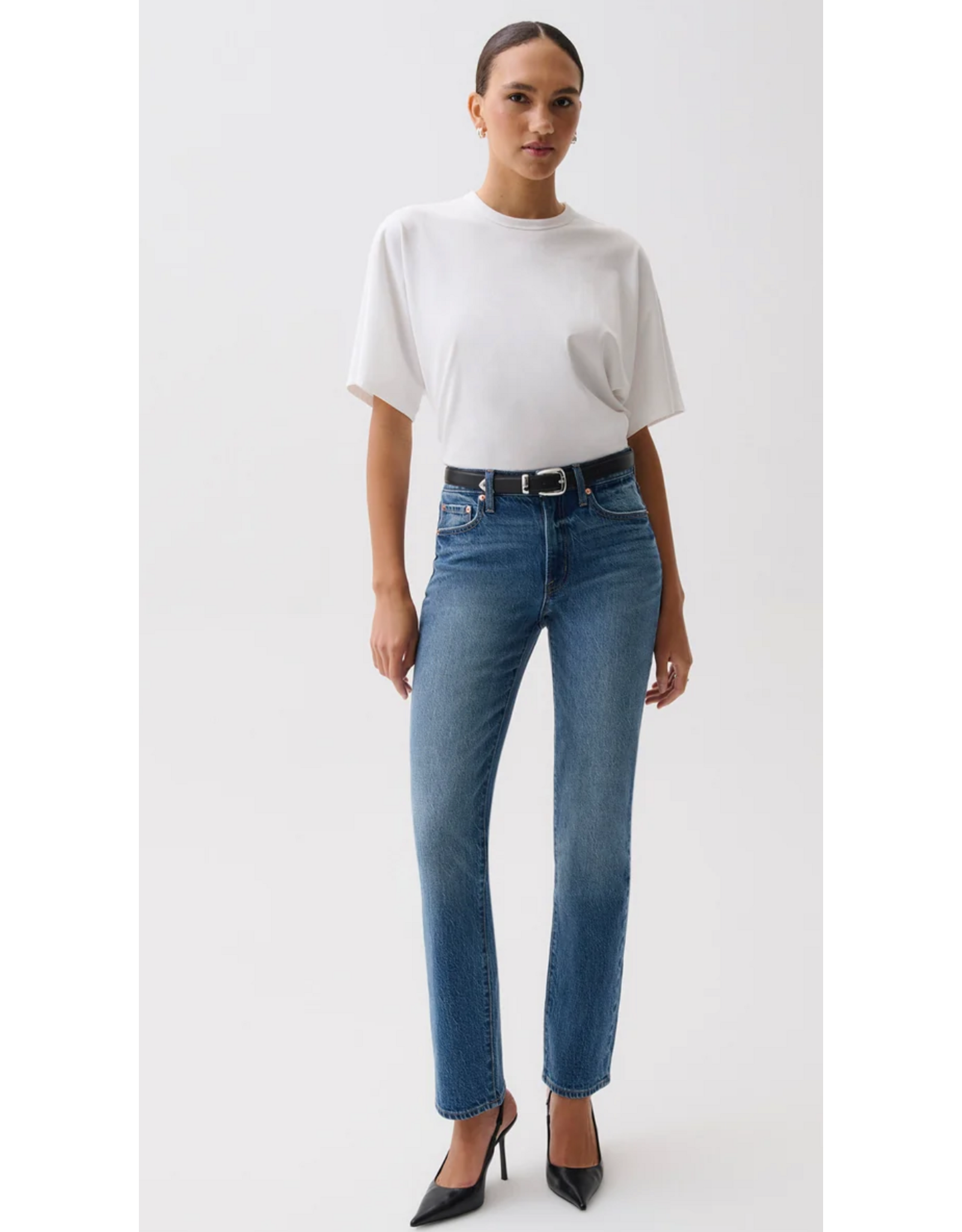 Pistola PISTOLA:: ALEKS MID RISE STRAIGHT JEANS
