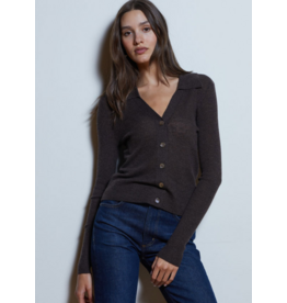 AUTUMN CASHMERE AUTUMN CASHMERE:: RIB JONNY COLLAR (2 COLORS)