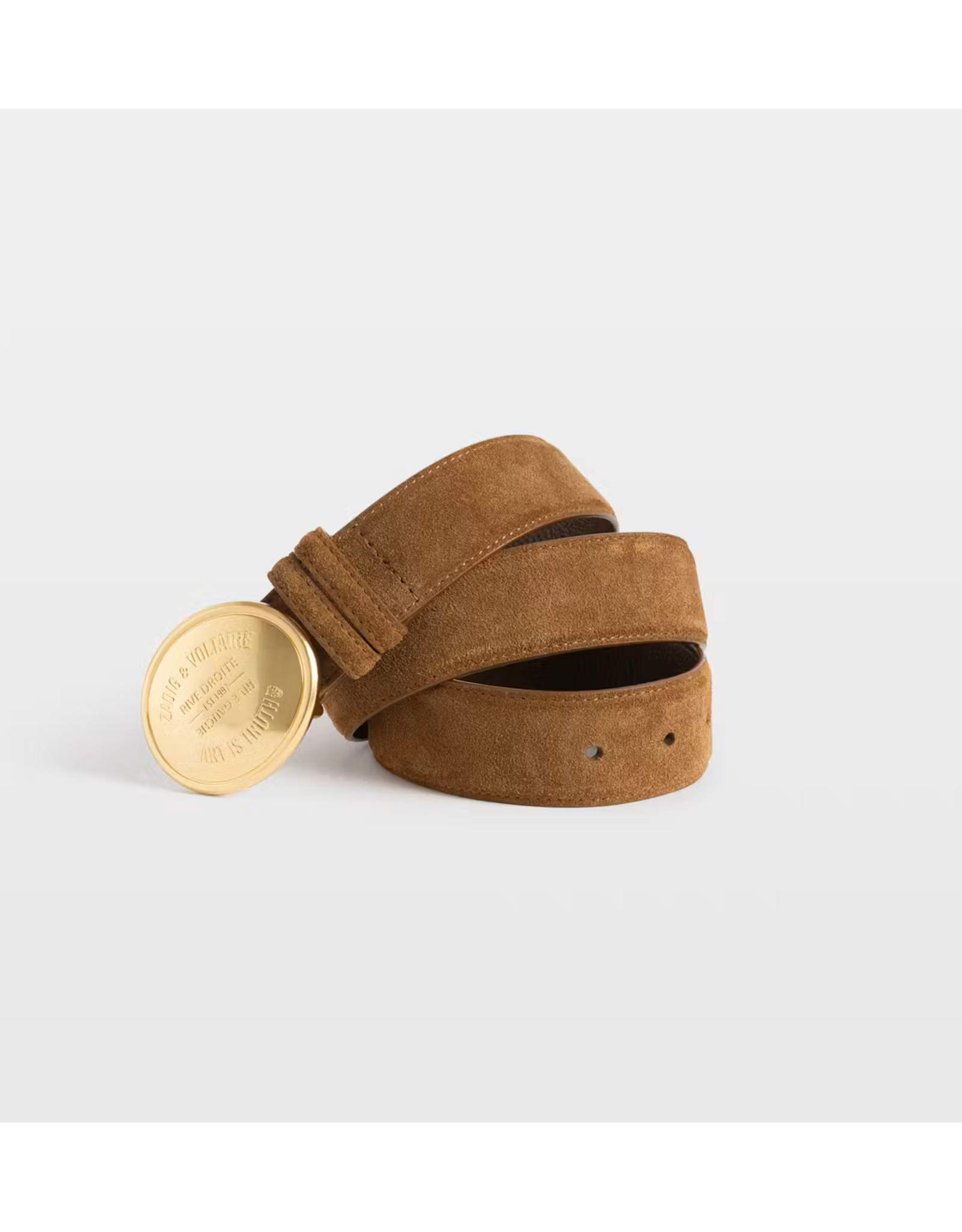 Zadig & Voltaire ZADIG & VOLTAIRE:: COLTER SUEDE BELT