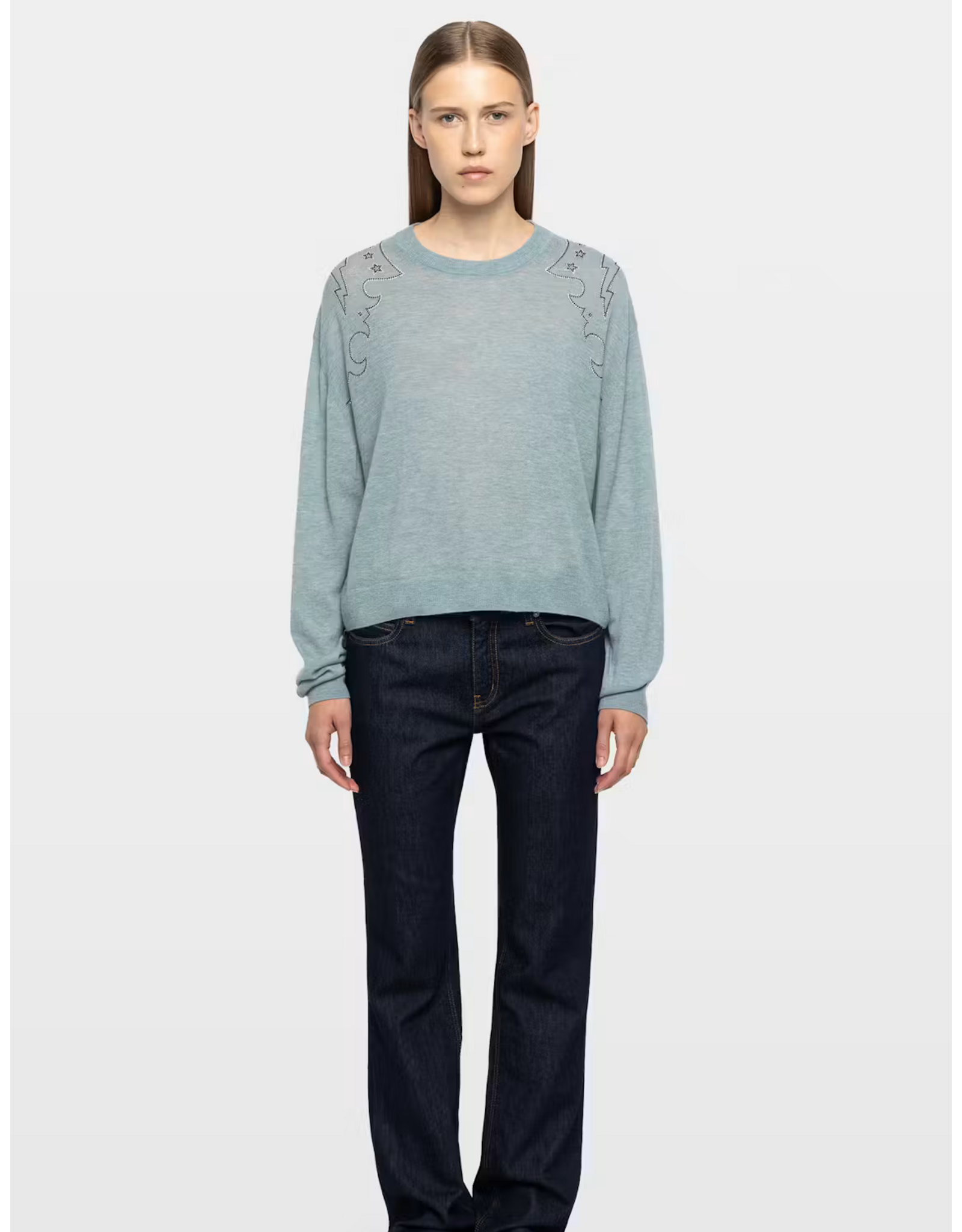 Zadig & Voltaire ZADIG & VOLTAIRE:: SWAPY CASHMERE SWEATER