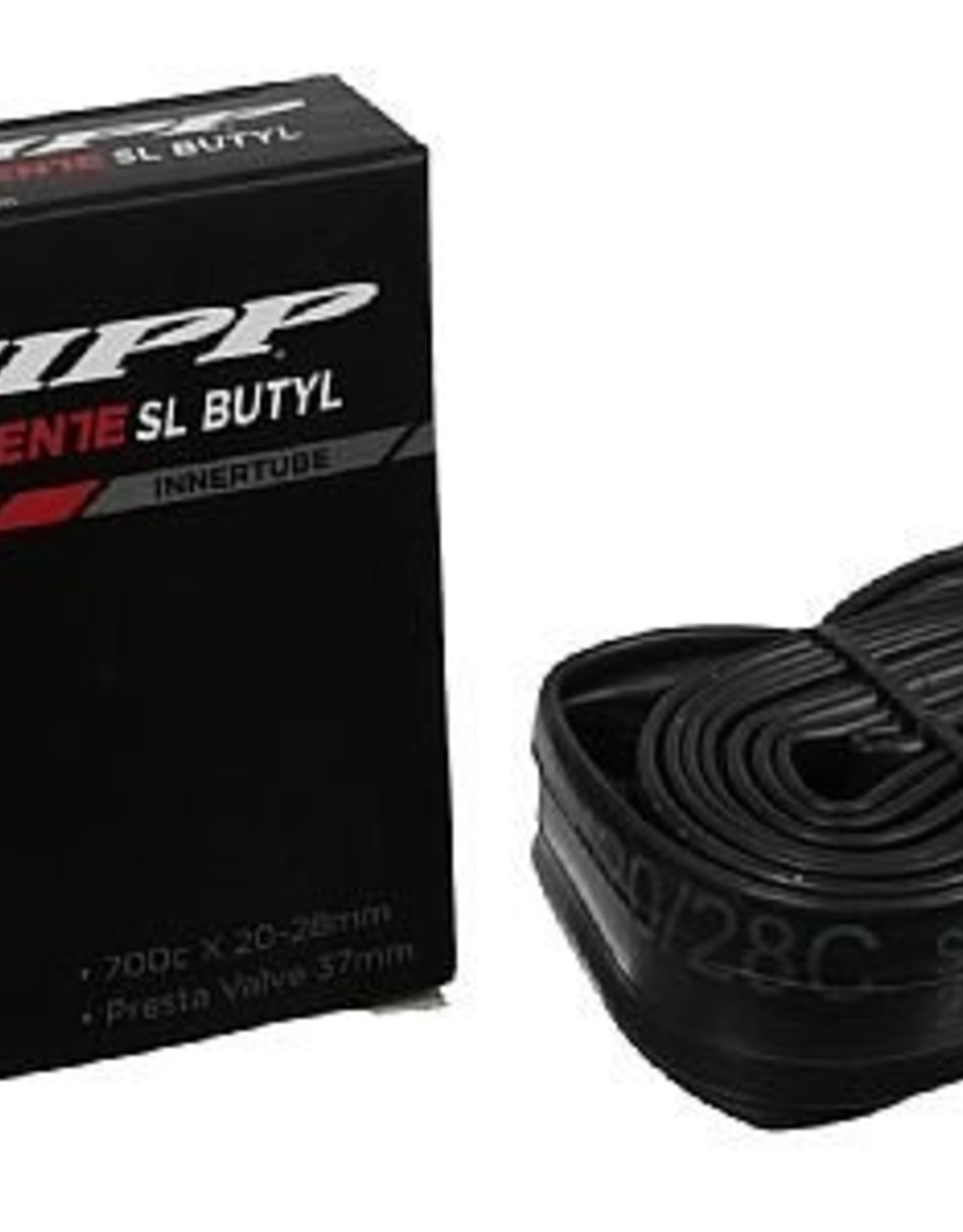 Zipp Accessories ZIPP Tangente Tube Butyl with Aluminum Presta Valve 37mm (use with Tangente Valve Extender and Wrench), 700x28-32