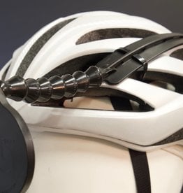 Safe zone bicycle helmet mirror