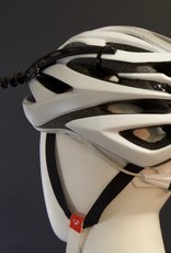 Safe zone bicycle helmet mirror