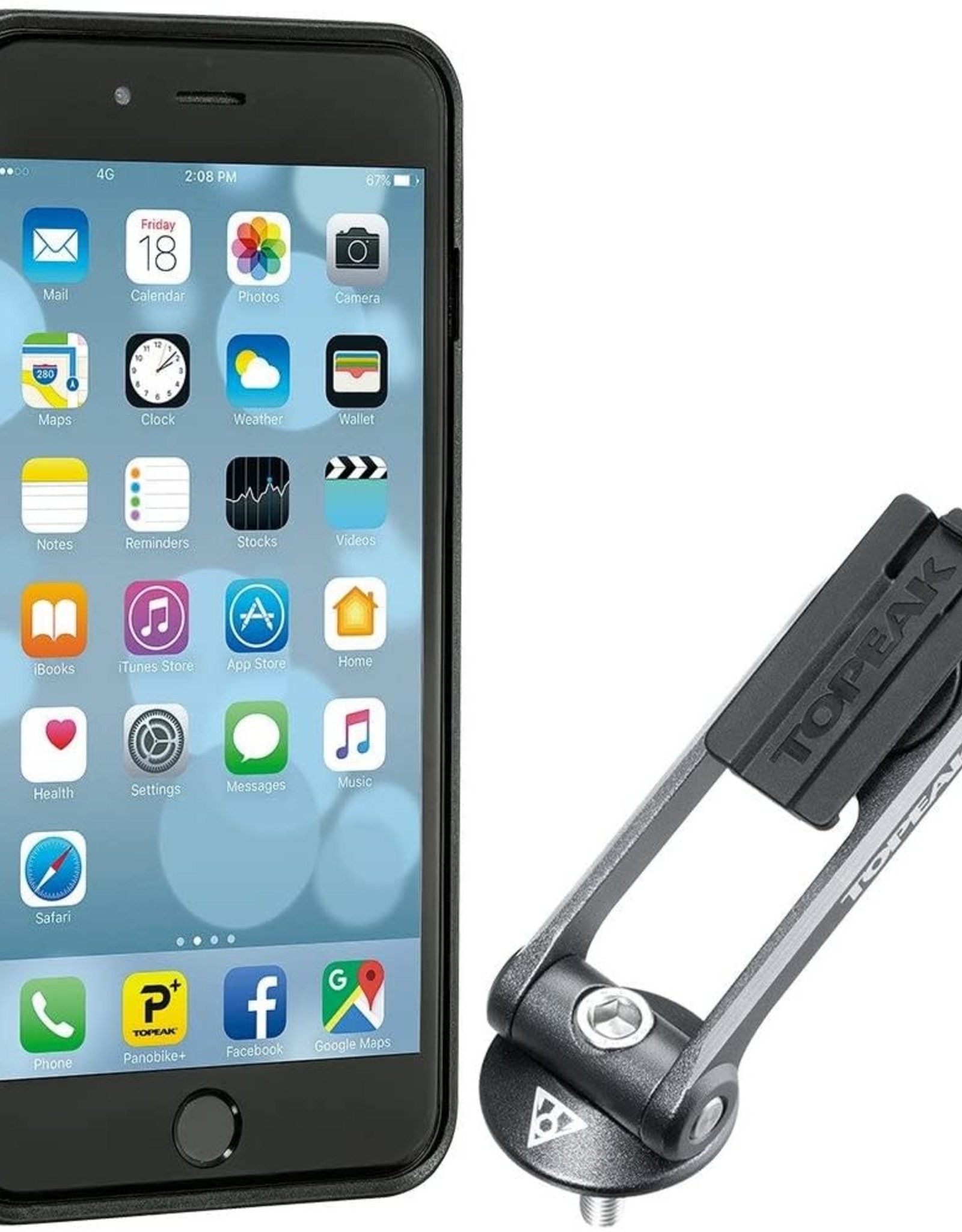 Topeak Topeak Ride Case for iPhone 6 Plus, 6s Plus, 7 Plus, 8 Plus: Black