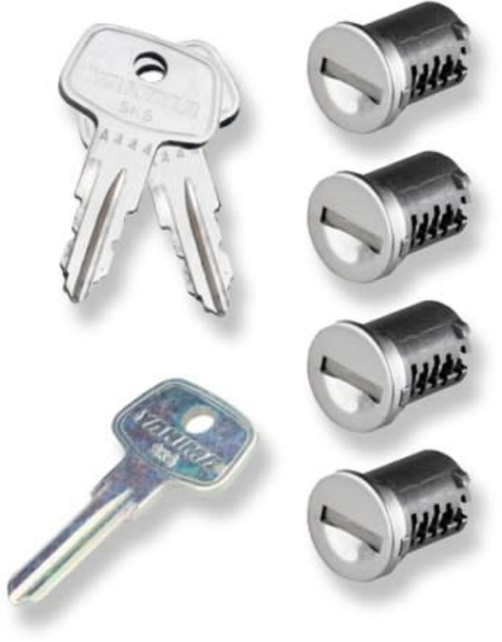 Yakima SKS Lock Core with Key: 4-Pack