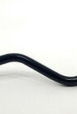 Promax Aluminum 3.5 inch riser handlebar, 25.4 clamp, 660mm long, Black
