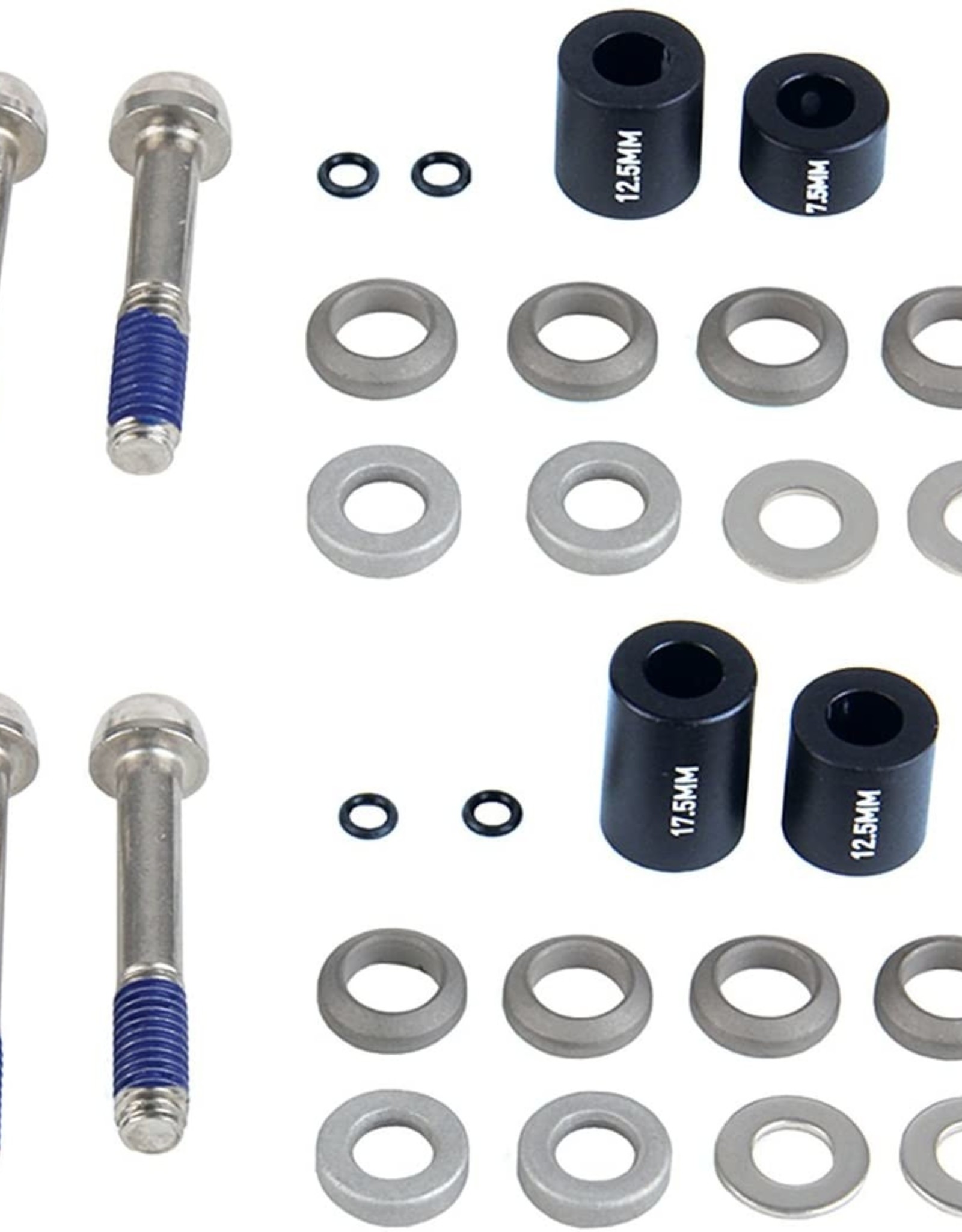 Post Spacer Set - 20 S (Front 180/Rear 160), Includes Stainless Caliper Mounting Bolts (CPS & Standard)