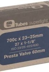 Q-Tubes Q-Tubes Superlight 700c x 23-25mm 48mm Presta Valve Tube