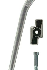 Greenfield 285mm KS2-S Kickstand with Retro-kit Top Plate for Improved Clearance: Silver